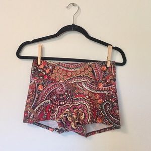 Onzie Paisley Yoga Shorts